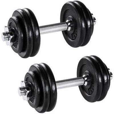 Set 2 Manubri Cromato - 2 X 15 Kg