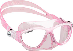 Cressi Moon Kid Mask, Maschera per attività Acquatiche Bambini, Rosa Translucido/Bianco, Taglia Unica precio