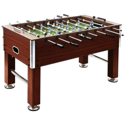 Tavolo Calcio Balilla In Acciaio 140x74,5x87,5 Cm Marrone precio