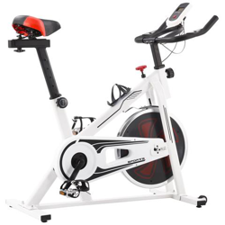 Cyclette Da Spinning Ellittica Sensori A Impulso Bianca E Rossa precio