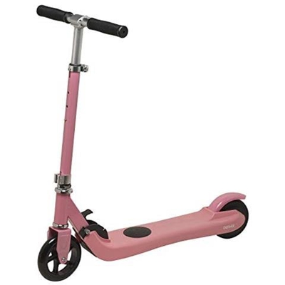 Denver Monopattino Elettrico per Bambini SCK-5300PINK. Motore di Assistenza da 100 W, Batteria Ricaricabile da 2000 mAh. Pieghevole. Fino a 6 km / h. Fino a 6 km per Carica.