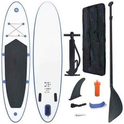 Set Tavola Gonfiabile da SUP Blu e Bianco