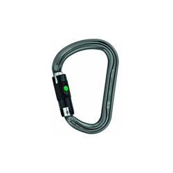 PETZL M36A BL William - Moschettone Asimmetrico in Alluminio, Grande capacità, Colore: Grigio en oferta