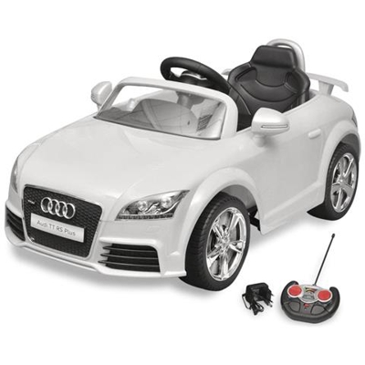 Audi Tt Rs Macchina Cavalcabile Telecomandata Per Bambini Bianca