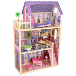 Casa delle Bambole Kayla a 3 piani per bambole da 30 cm en oferta