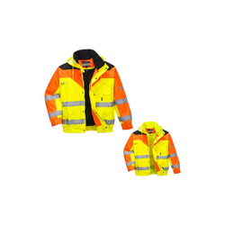 Portwest S464YERM Bomber Contrast Plus, Giallo, Medium en oferta