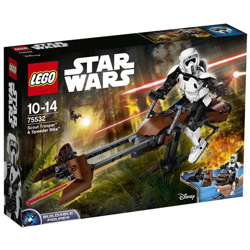 75532 Scout Trooper e Speeder Bike características