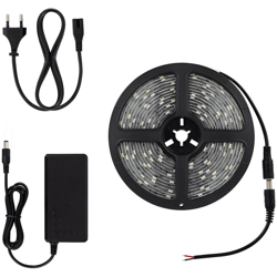 Kit Striscia LED 32W 30LED/m 5m IP65 con Alimentatore Bianco Freddo 6000K - 6500K - LEDKIA en oferta