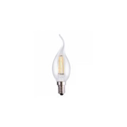 Asia Led - LAMPADINA LED A FILAMENTO C35 4W E14 A FIAMMA - ATS ELECTRO - Luce Fredda 6500k en oferta