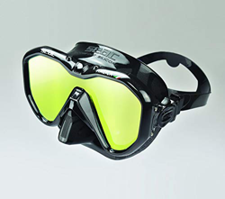 SEAC Italica, Maschera Sub Monolente per Immersione Subacquea Professionale, Ricreativa e Snorkeling, Alta qualità Made in Italy Unisex Adulto, Nero L precio