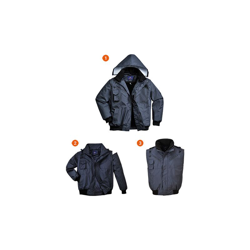 Bomber 3 in 1 | Navy - Large - NEUTRO (SENZA PERSONALIZZAZIONE) - PORTWEST precio