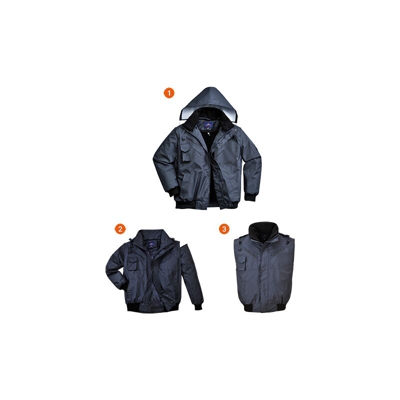 Bomber 3 in 1 | Navy - Large - NEUTRO (SENZA PERSONALIZZAZIONE) - PORTWEST