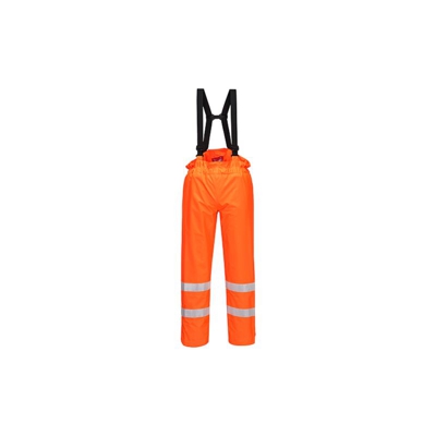 Portwest - Pantalone Bizflame Rain sfoderato - Antistatico | 3 XL - Orange - NEUTRO (SENZA PERSONALIZZAZIONE)