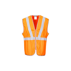 Gilet lungo ad alta visibilità RIS | Large - Orange - NEUTRO (SENZA PERSONALIZZAZIONE) - PORTWEST en oferta