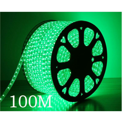 Bobina striscia led 2835 100MT luce verde flessibile siliconata fila singola - DRIWEI precio