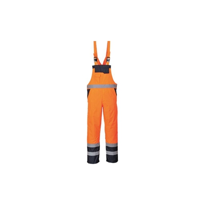 Salopette con bretelle - foderato | Large - Orange - NEUTRO (SENZA PERSONALIZZAZIONE) - PORTWEST