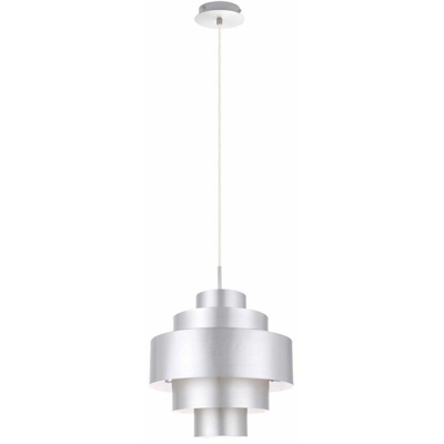 Etc-shop - 9.5 watt LED lampada a sospensione soggiorno sospensione Illuminazione d'argento EEK A +