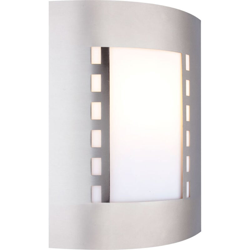 Etc-shop - 9,5 watt del LED casa lampada di illuminazione porta esterna in acciaio inox portico patio IP44 en oferta