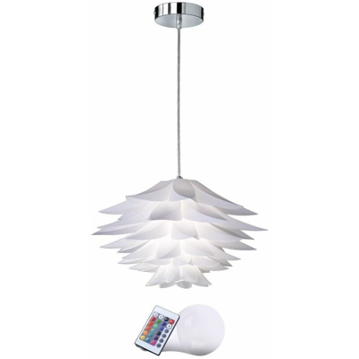 7 Watt LED RGB lampada a sospensione lampada a sospensione salone di colore dimmer cambiamento 1-foglia - REALITY LEUCHTEN