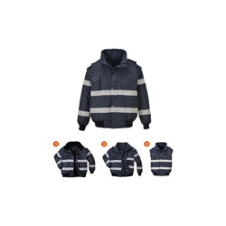 Bomber Iona 3 in 1 | Navy - 3 XL - NEUTRO (SENZA PERSONALIZZAZIONE) - PORTWEST precio