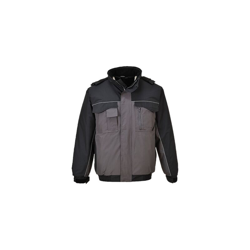 Bomber RS bicolore | XL - BkGrey - NEUTRO (SENZA PERSONALIZZAZIONE) - PORTWEST en oferta