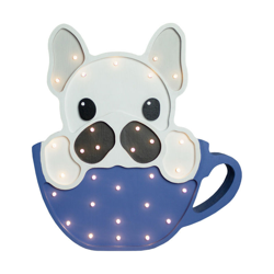 Selsey LULUMI - Lampada Bambini a Forma di Cane / Luci LED / Lampada Notturna per Bambini / Luci Notturne per Cameretta Bambini (Blu Marino) características