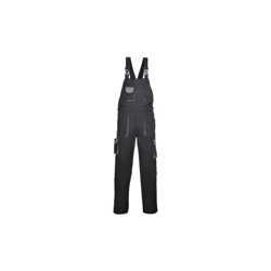 Salopette in contrasto con bretelle Texo | Black - Medium - NEUTRO (SENZA PERSONALIZZAZIONE) - Portwest precio