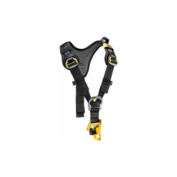 imbracatura top Croll C81CAA con integrato ventrale corda morsetto, nero/giallo - Petzl precio