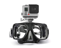 Linghuang Maschera Subacquea per GoPro Xiaomi SJCAM SJ4000 Professionale Videocamera Skuba Occhialini da Nuoto per Sport Accessori precio