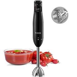 TIBEK Frullatore ad Immersione Professionale, Mixer Frullatore Immersione con 4 Lame Sfalsate, 1000W, Design Antischizzo, Controllo Intelligente della precio