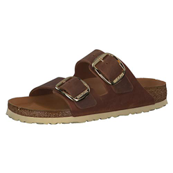 Birkenstock Arizona Big Buckle, Sandali a Punta Aperta Donna, Marrone (Cognac Hex Cognac Cognac Hex Cognac), 38 EU en oferta