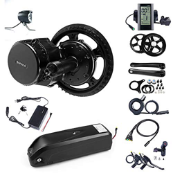 Bafang 8fun BBS02B 48V 750W Mid-Engine Centrale Motor ebike Bici elettrica Kit di conversione Mid-Engine per Mountain Bike Bici da Strada en oferta