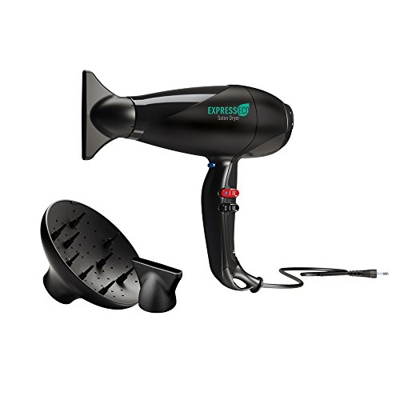 Gama Italy Professional Phon Express Eco, Asciugacapelli Professionale con risparmio energetico Nero