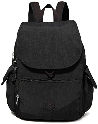 Kipling City Pack, Backpacks Donna, Nero Noir, 18.5x32x37 cm