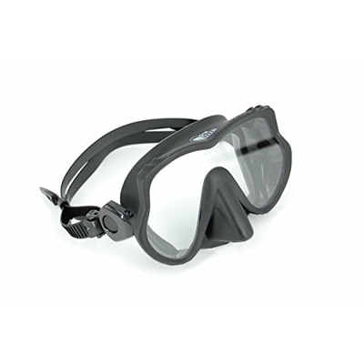 Best Divers Maschera Narvalo Frameless, Silicone, Nero