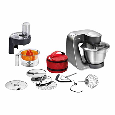 Bosch Mum 59N37 Express Robot da Cucina Nero, MUM59N37DE, Plastica