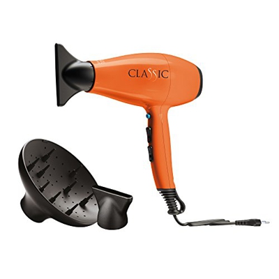 Gama Italy Professional A11.CLASSIC.AR Asciugacapelli Professionale, Arancione