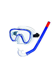 SEAC Marina, Kit Maschera e Boccaglio Snorkeling Unisex Bambini, Blu, Taglia unica en oferta