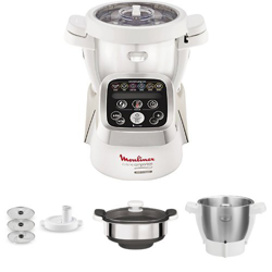 Moulinex HF802AA1 Cuisine Companion Robot Multifunzione + XF3831 Taglia Verdura + XF384B Vaporiera + XF380E Seconda Bowl precio