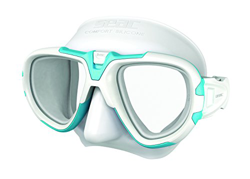 SEAC E- Fox, Maschera in Silicone Unisex Adulto, Azzurro S/Wh, Asian Fit precio