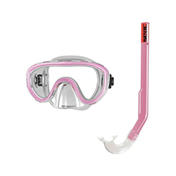 SEAC Marina Siltra, Kit Maschera e Boccaglio Snorkeling Unisex Bambini, Rosa en oferta