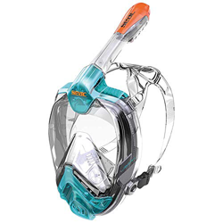 SEAC Magica, Maschera Integrale per Lo Snorkeling 6+, Testata e brevettata per Bambini e Adulti, Blu, JUNIOR precio