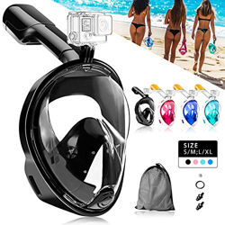 HINATAA Maschera Subacquea, Maschera da Snorkeling Full Face 180° Vista Panoramica, Anti-Infiltrazioni, Anti-Appannamento a Secco con Cinture di Testa características