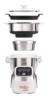 Set Moulinex HF802AA1 Cuisine Companion Robot Multifunzione + XF3831 Taglia Verdura