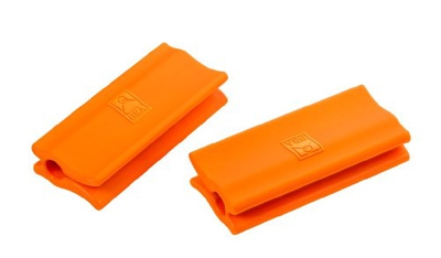 BRA, Presine in Silicone, 2 Pz., per Serie Efficient con Diamentro 35-45 Cm, Arancione