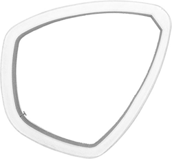 Cressi Lens Focus - Lente Graduata per Maschera Subacquea Focus, Trasparente, Adulto Unisex, - 5.0 DX/SX en oferta