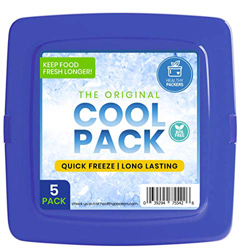 [New] Cool Pack, slim e riutilizzabile Ice Pack for lunch box – congelatore Cold Packs per borsa termica e pranzo – Original formula a lunga durata –  características