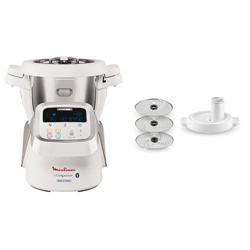 Moulinex HF9001 i-Companion Robot Multifunzione da Cucina, Connesso alla sua App + XF3831 Taglia Verdura en oferta