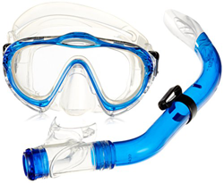 Mares 411729, Set Maschera e Snorkel Unisex Bambini, Riflesso Blu Chiaro, Taglia Unica precio