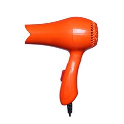 MINFAN Asciugacapelli 400W Piegatura Leggero e Portatile Risparmio Energetico Adatto per Famiglia o In Viaggio, Orange en oferta